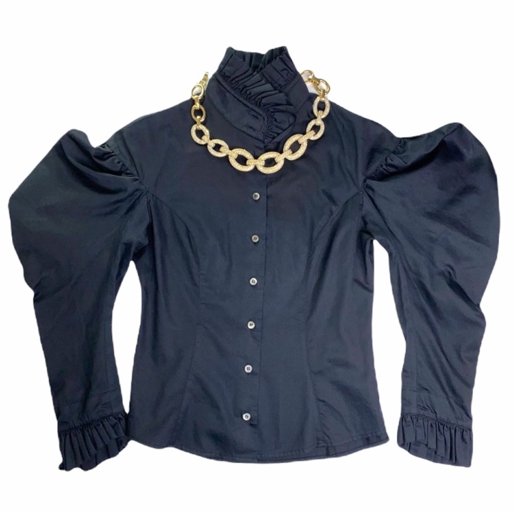 Elegant Black Women's Top